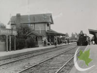 Antigua foto de la estación del ferrocarril de la ciudad de Banfield - Imagens de la Estacion de Banfield de 1925 - Fotos e imagenes antiguas de Banfield